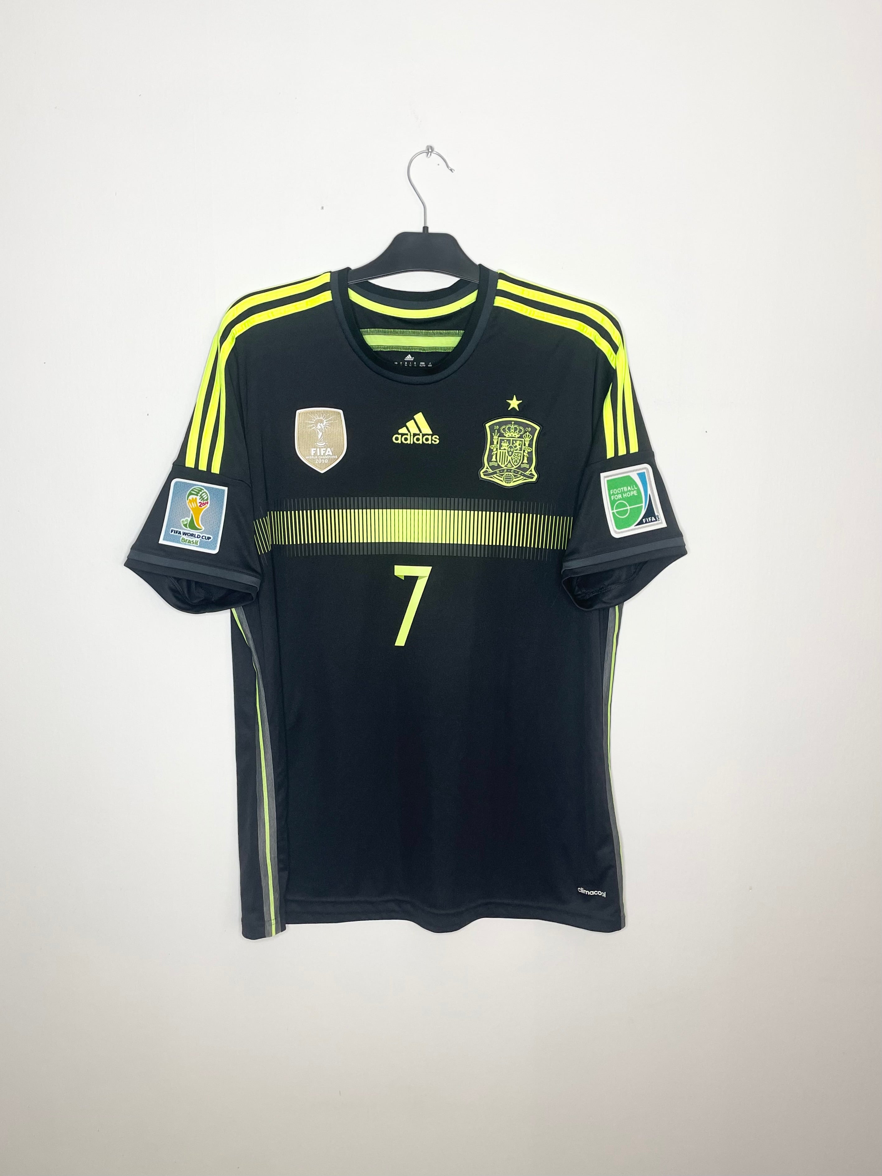 Spanien 2014 Bortatröja David Villa #7 XL