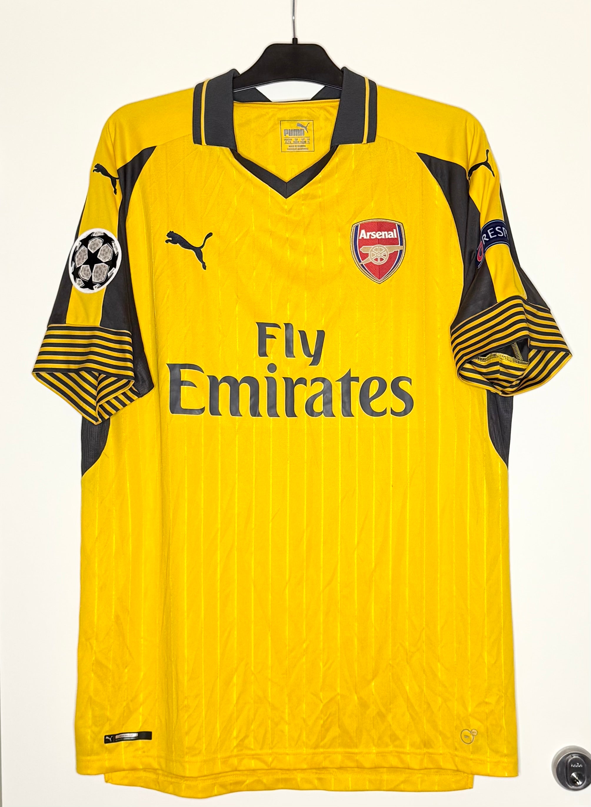 Arsenal 2016-17 BNWT UCL Bortatröja Xhaka #29 XL