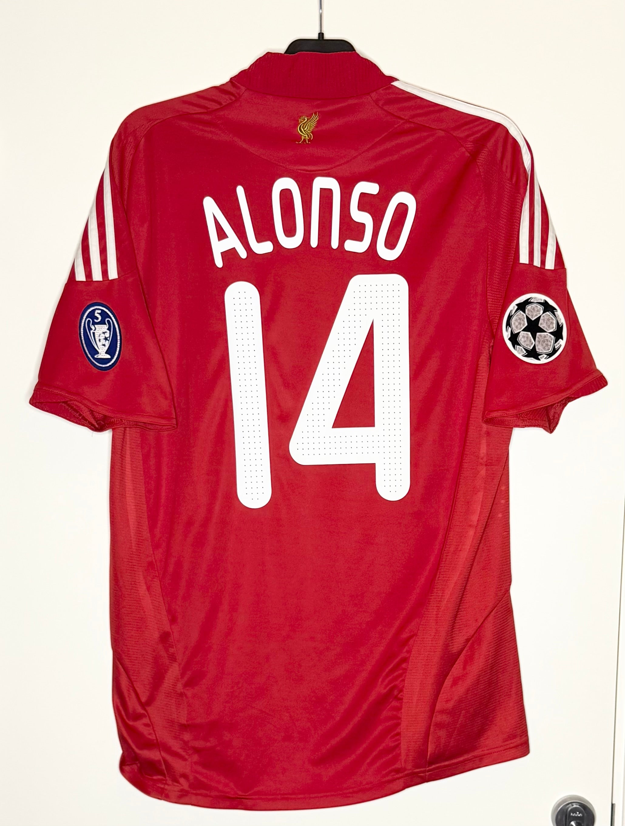 Liverpool 2009-10 UCL Hemmatröja Alonso #14 Medium