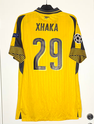 Arsenal 2016-17 BNWT UCL Bortatröja Xhaka #29 XL