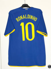 Brasilien 2008 Bortatröja Ronaldinho #10 Large