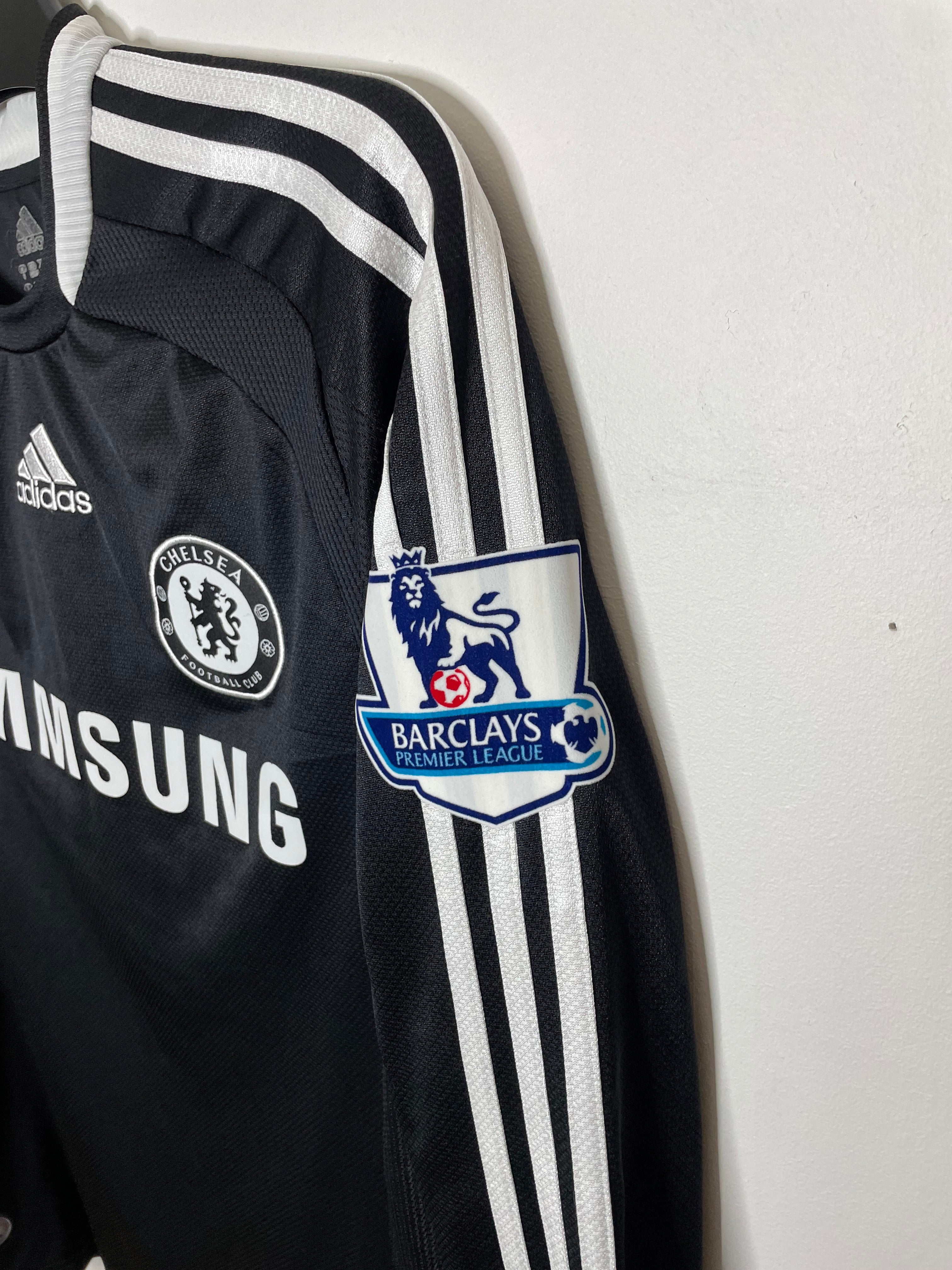Chelsea 2008-09 Långärmad Bortatröja Drogba #11 Small