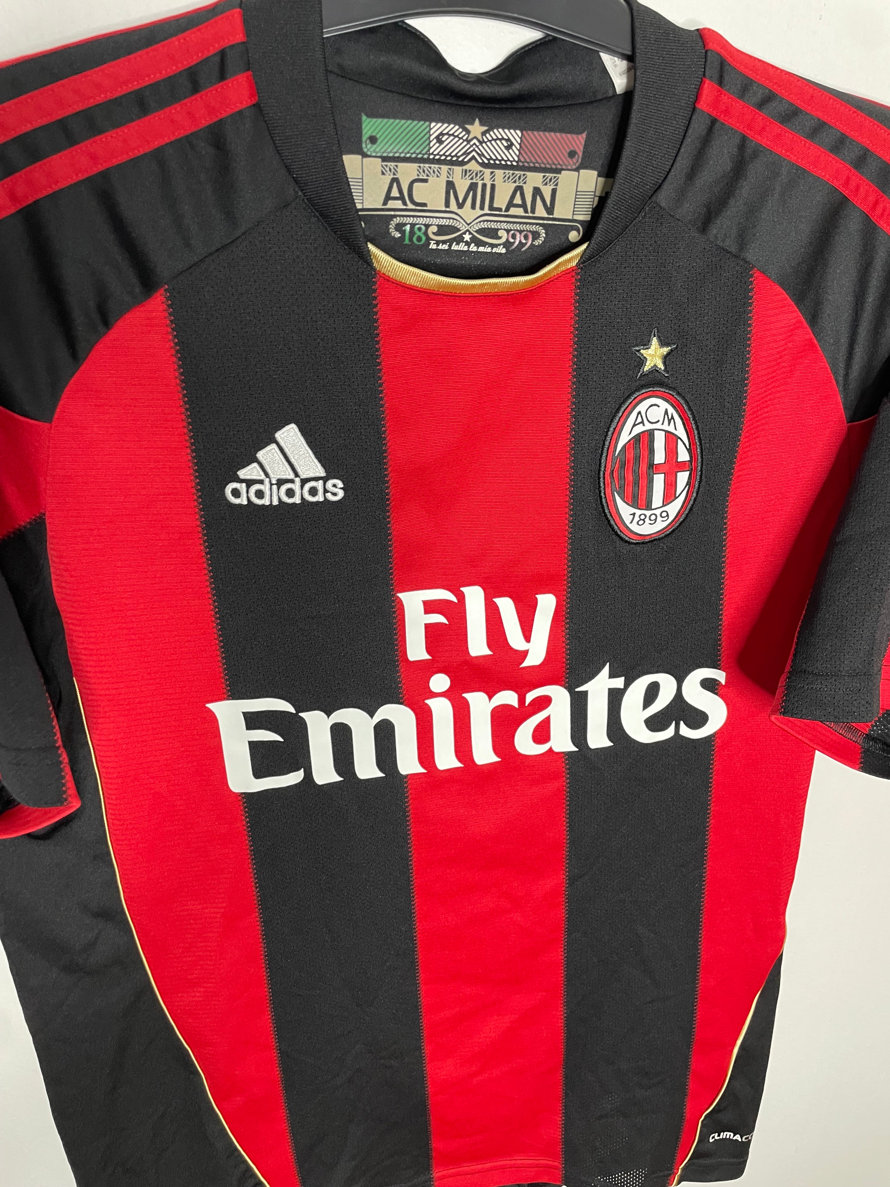 AC Milan 2010-11 Hemmatröja Ronaldinho #80 Small