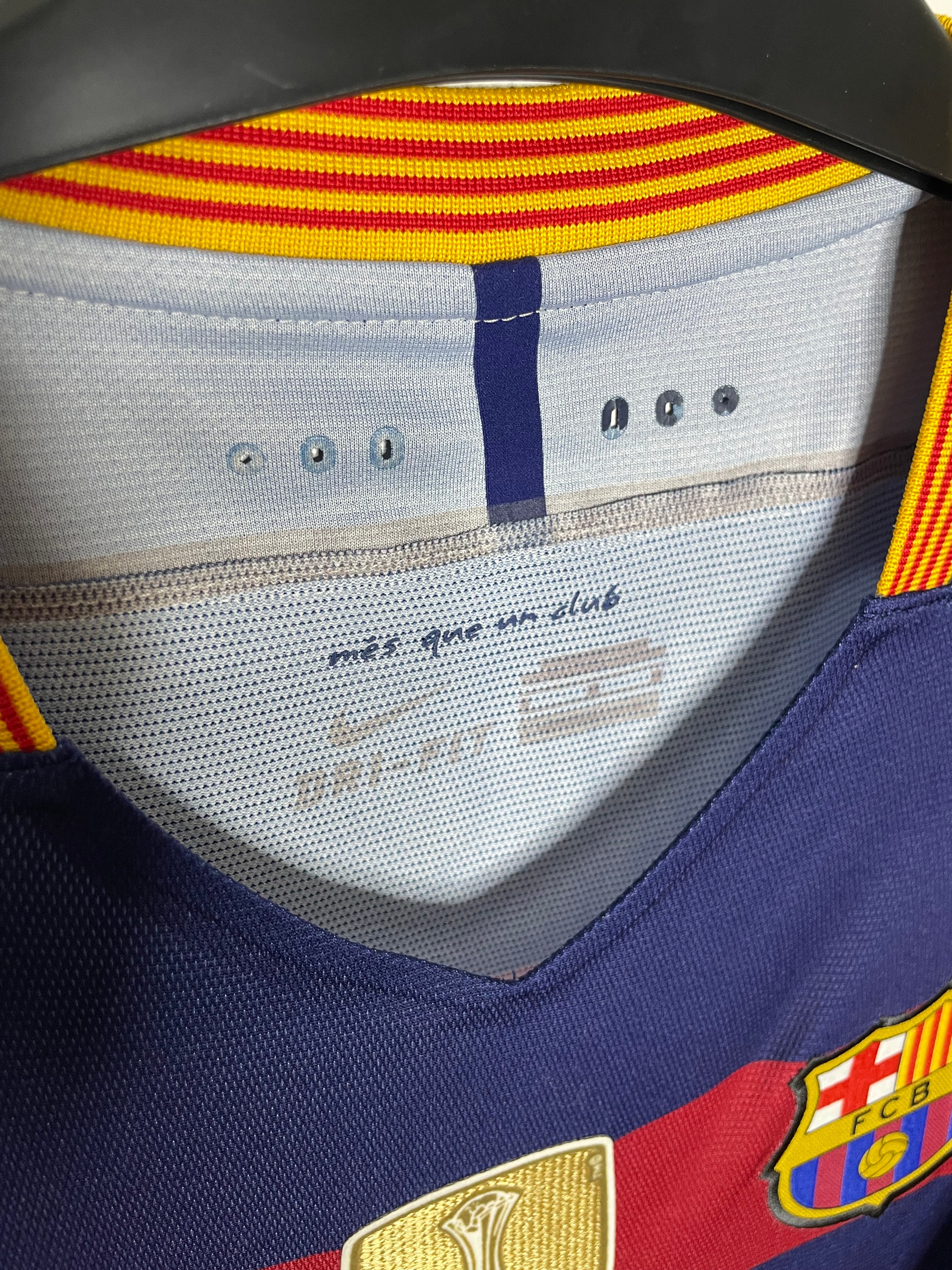 FC Barcelona 2015-16 PLAYER VERSION Långärmad Hemmatröja Messi #10 Large