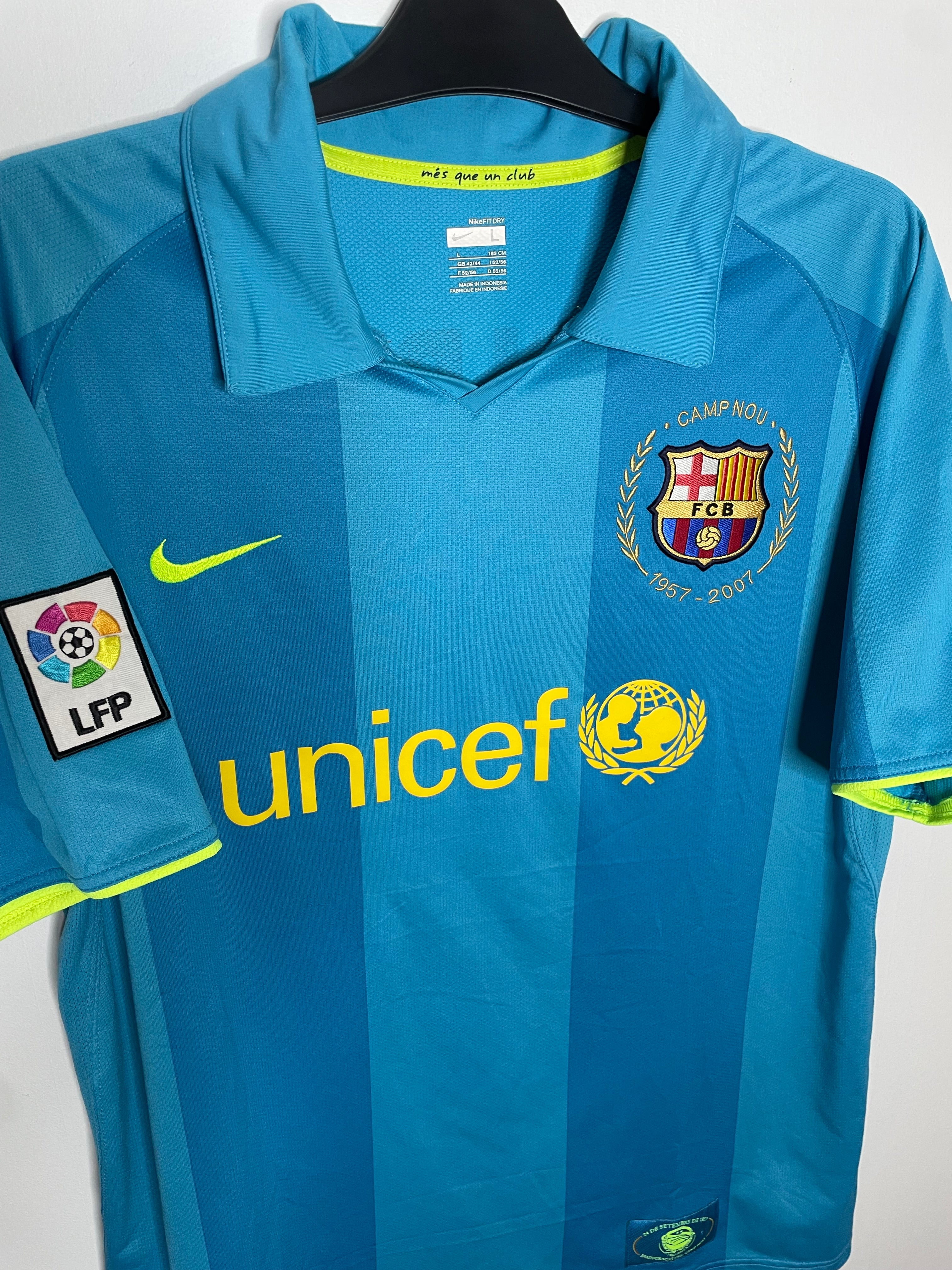 FC Barcelona 2007-08 Bortatröja Ronaldinho #10 Large