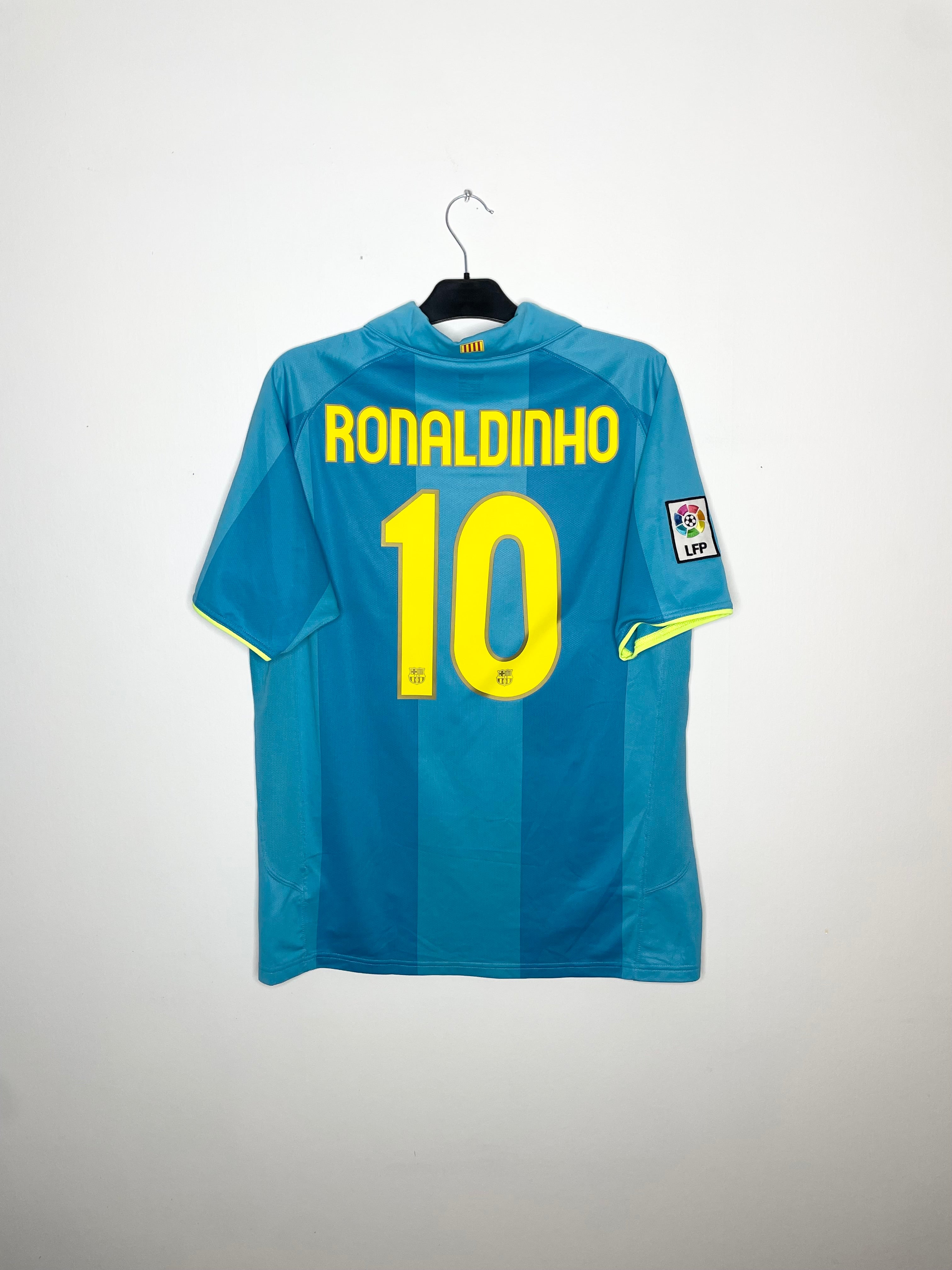FC Barcelona 2007-08 Bortatröja Ronaldinho #10 Large