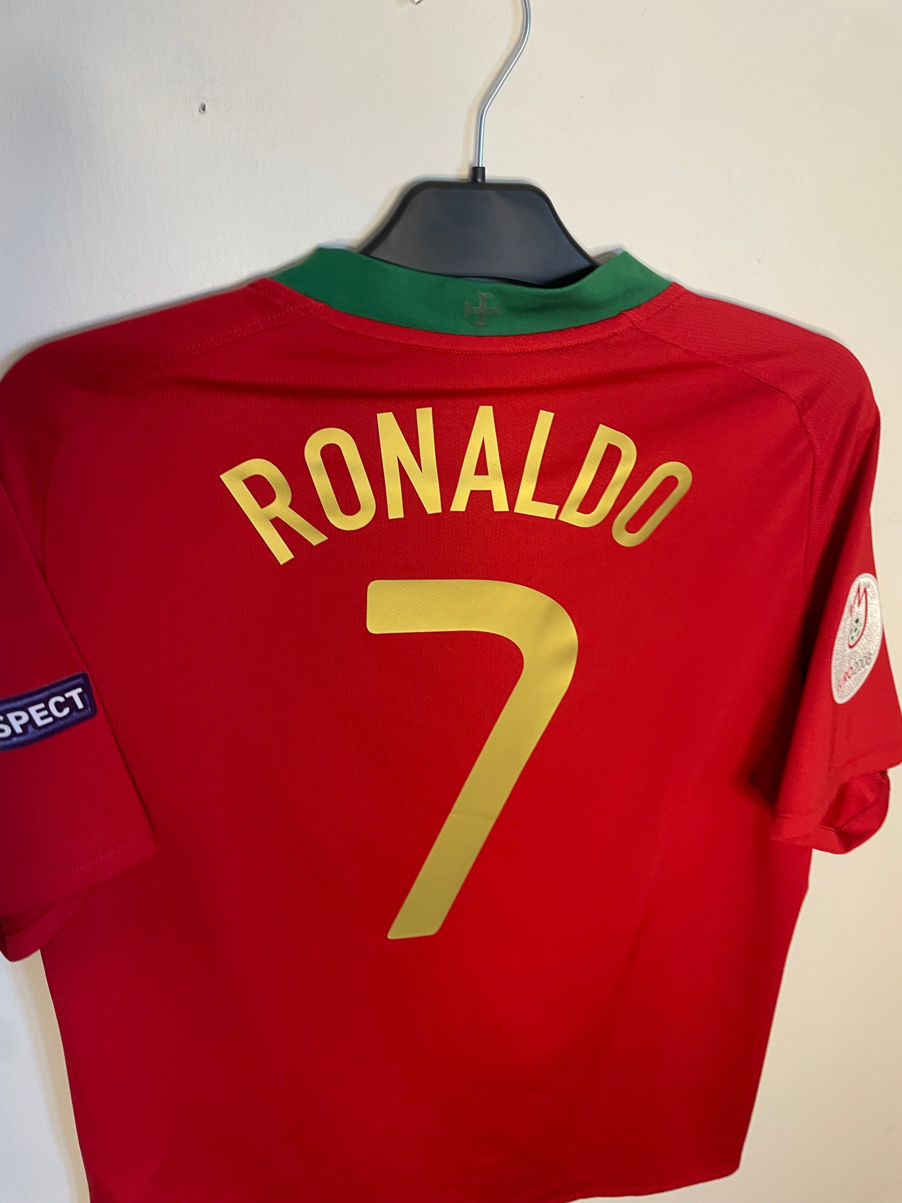 Portugal 2008 EURO Hemmatröja Ronaldo #7 Medium