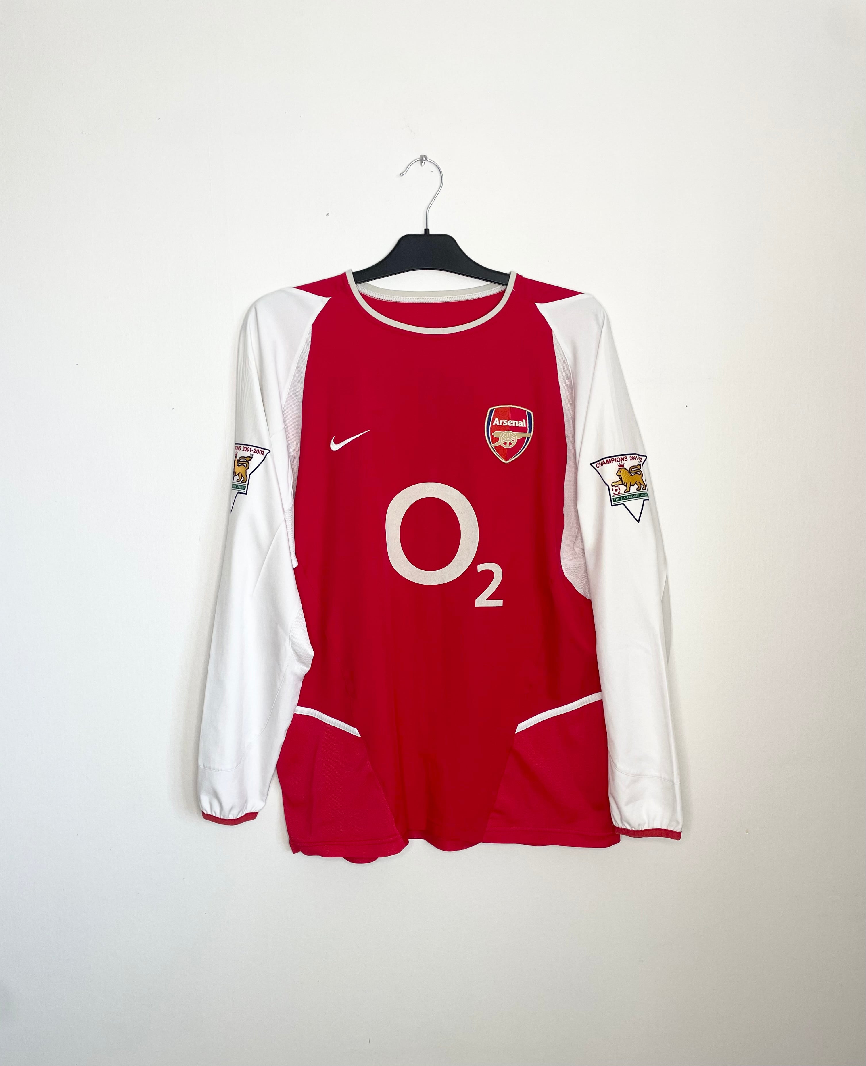 Arsenal 2002-03 Hemmatröja Långärmad Henry #14 Large