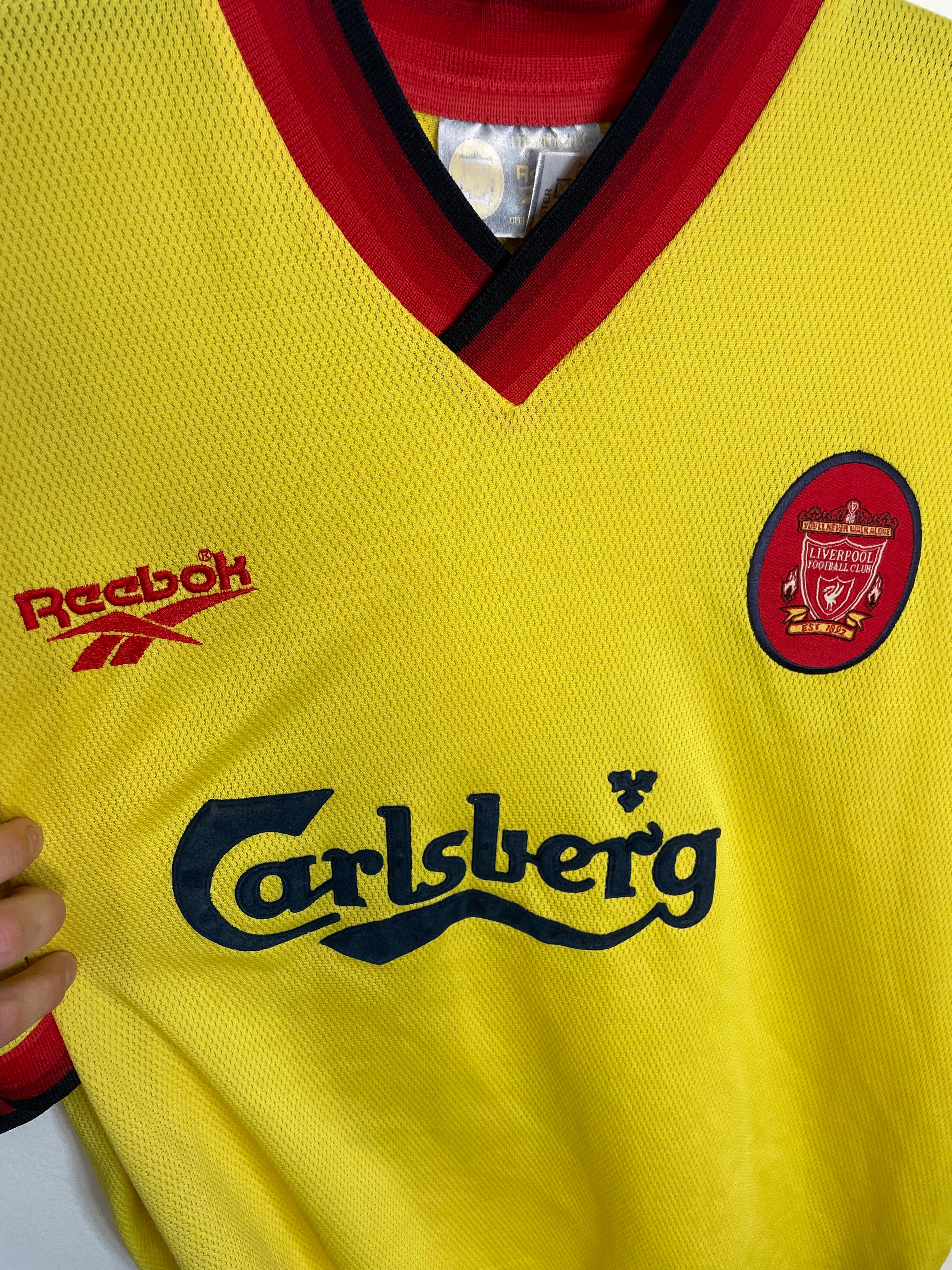 Liverpool 1997-98 Bortatröja Gerrard #28 Large