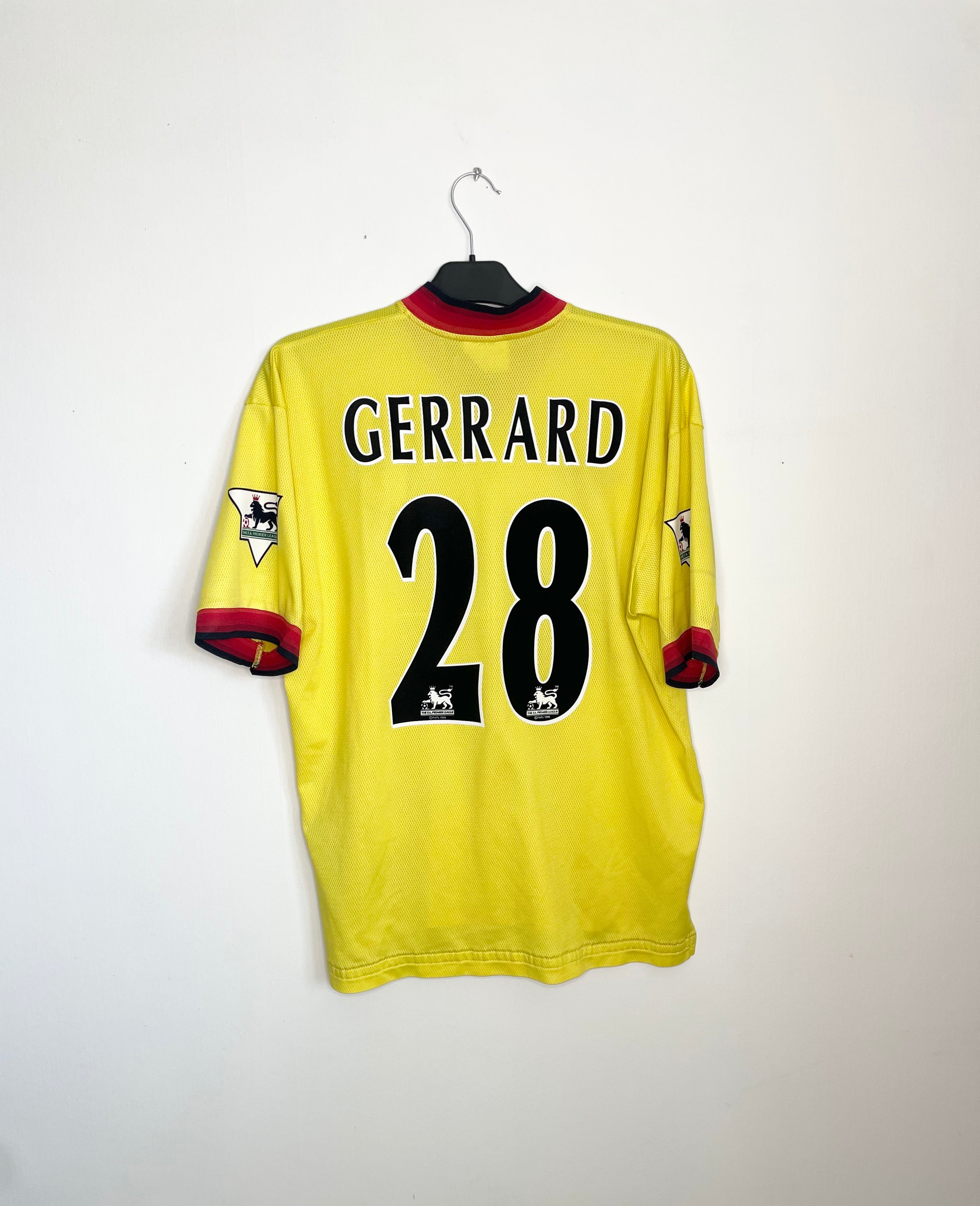 Liverpool 1997-98 Bortatröja Gerrard #28 Large