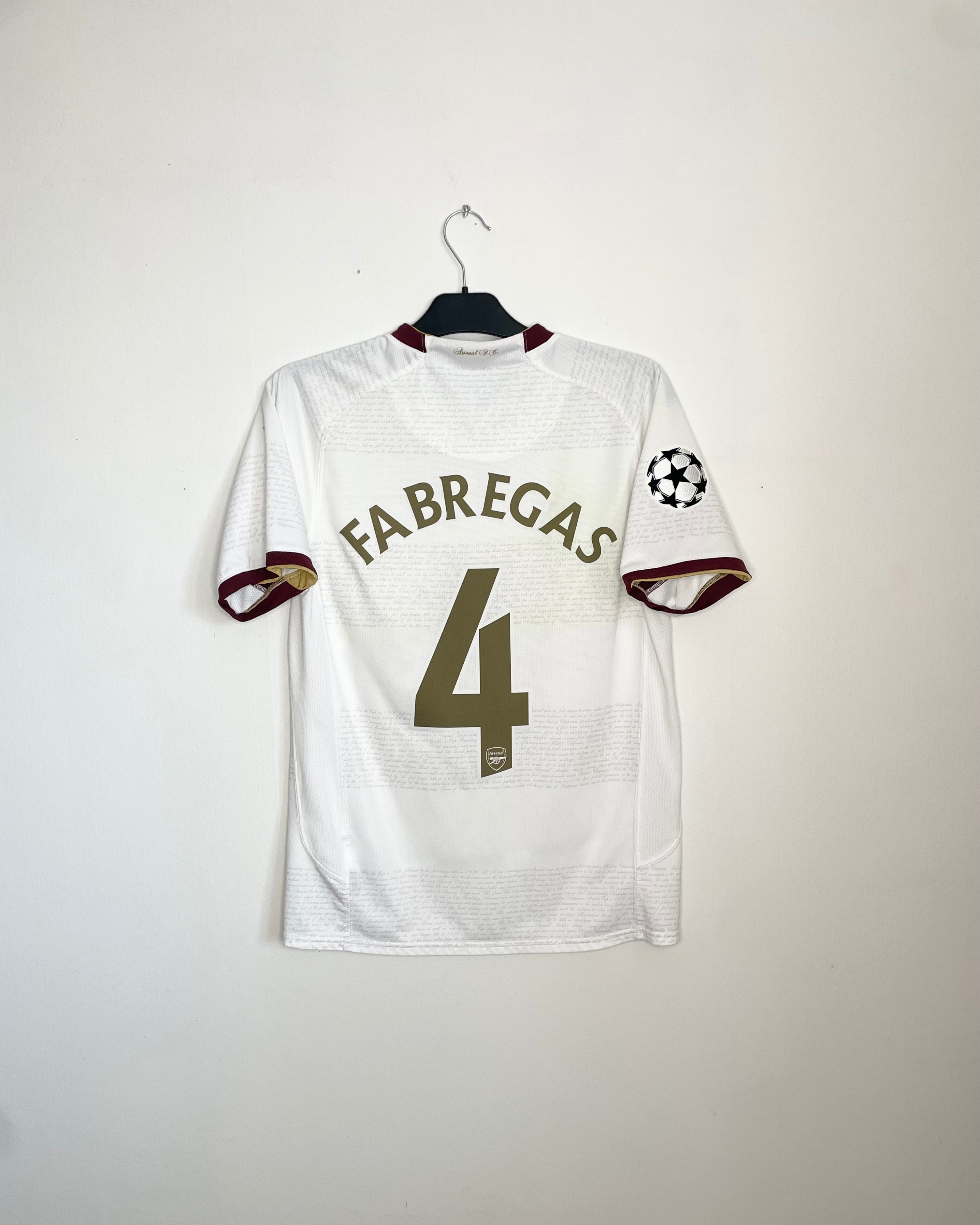 Arsenal 2007-08 UCL Bortatröja Fabregas #4 Small
