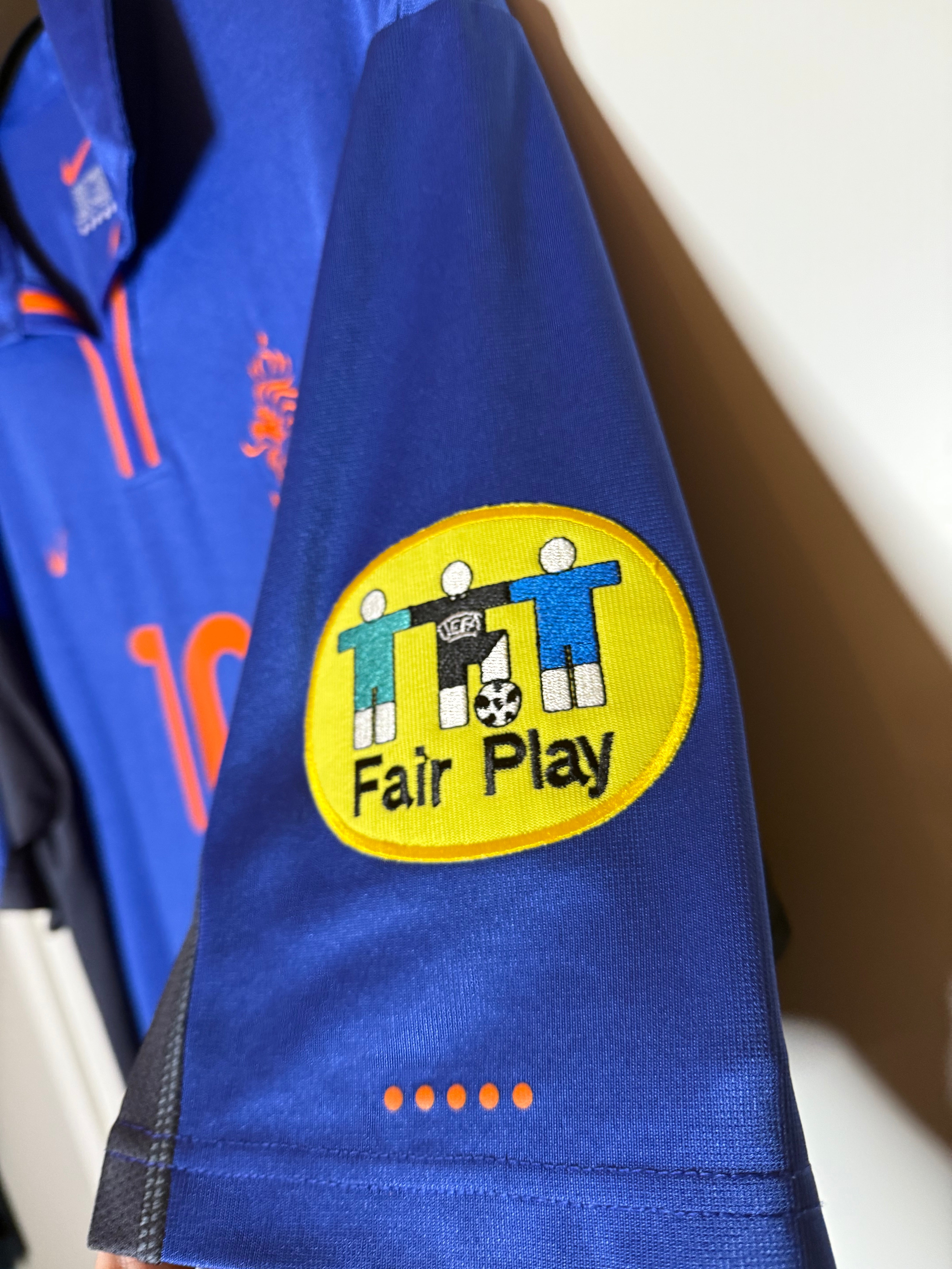 Nederländerna EURO 2000 Bortatröja Bergkamp #10 XL
