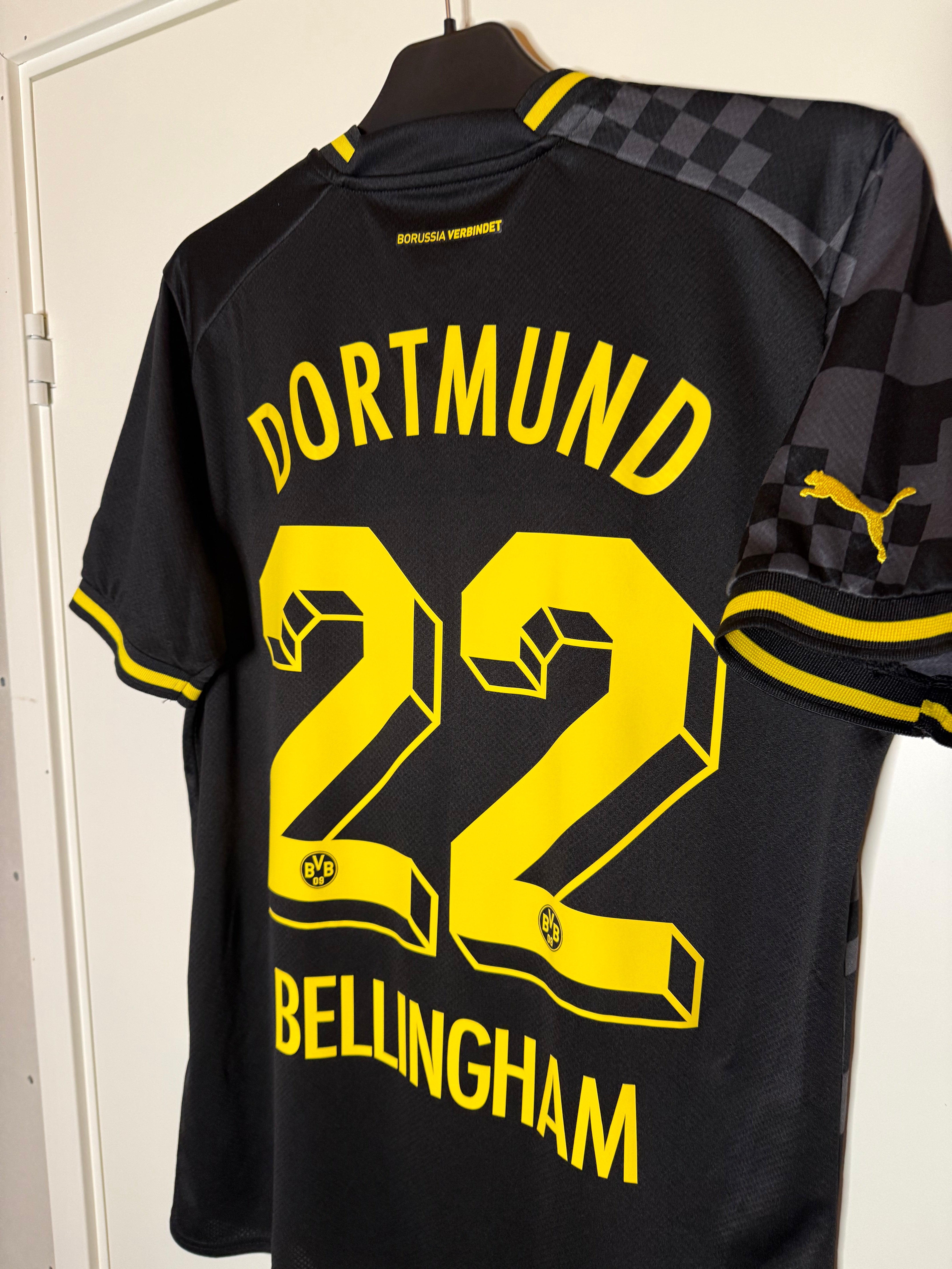Borussia Dortmund 2022-23 Bortatröja Bellingham #22 Medium