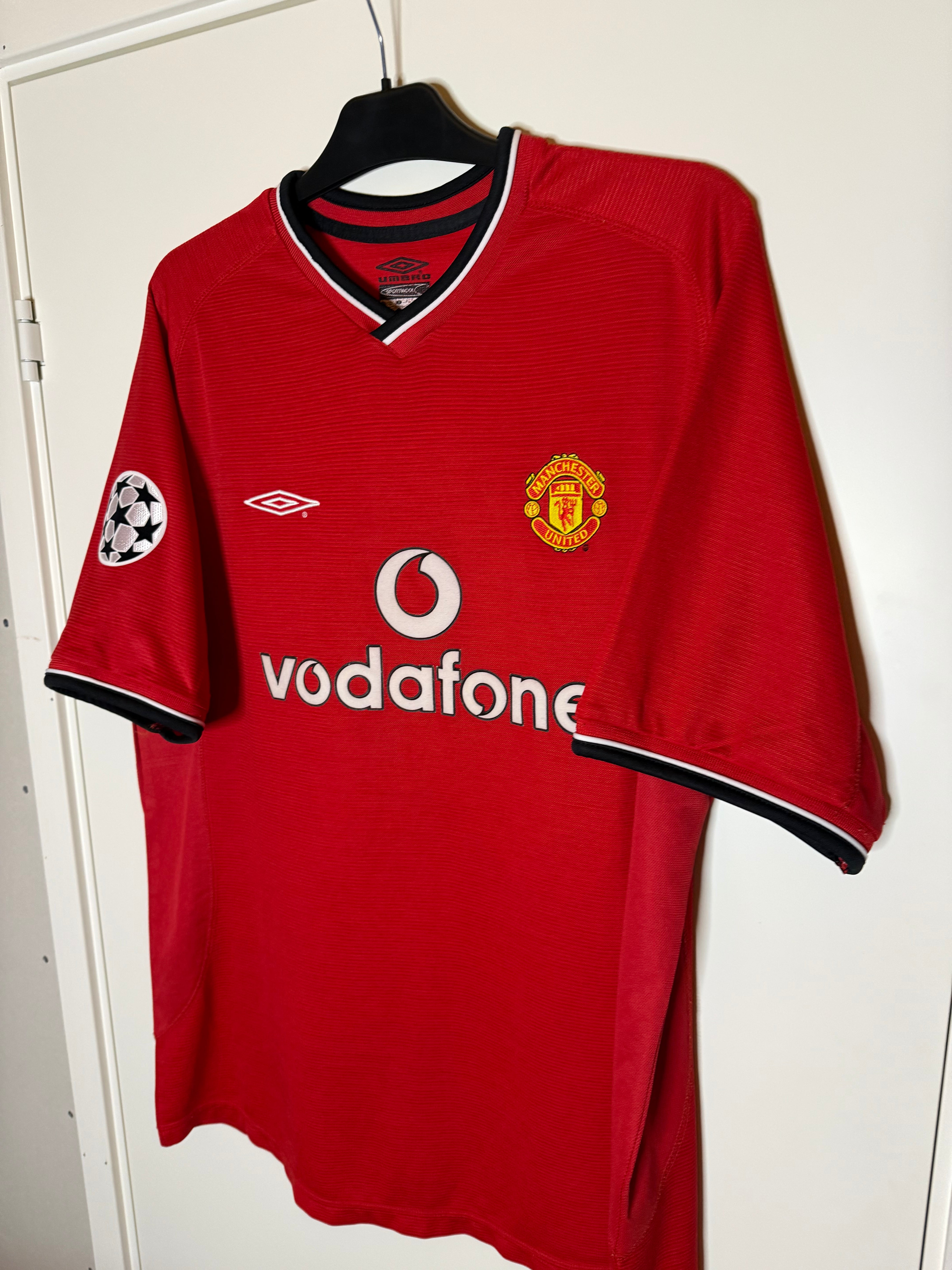 Manchester United 2000-02 UCL Hemmatröja Solskjaer #20 XL