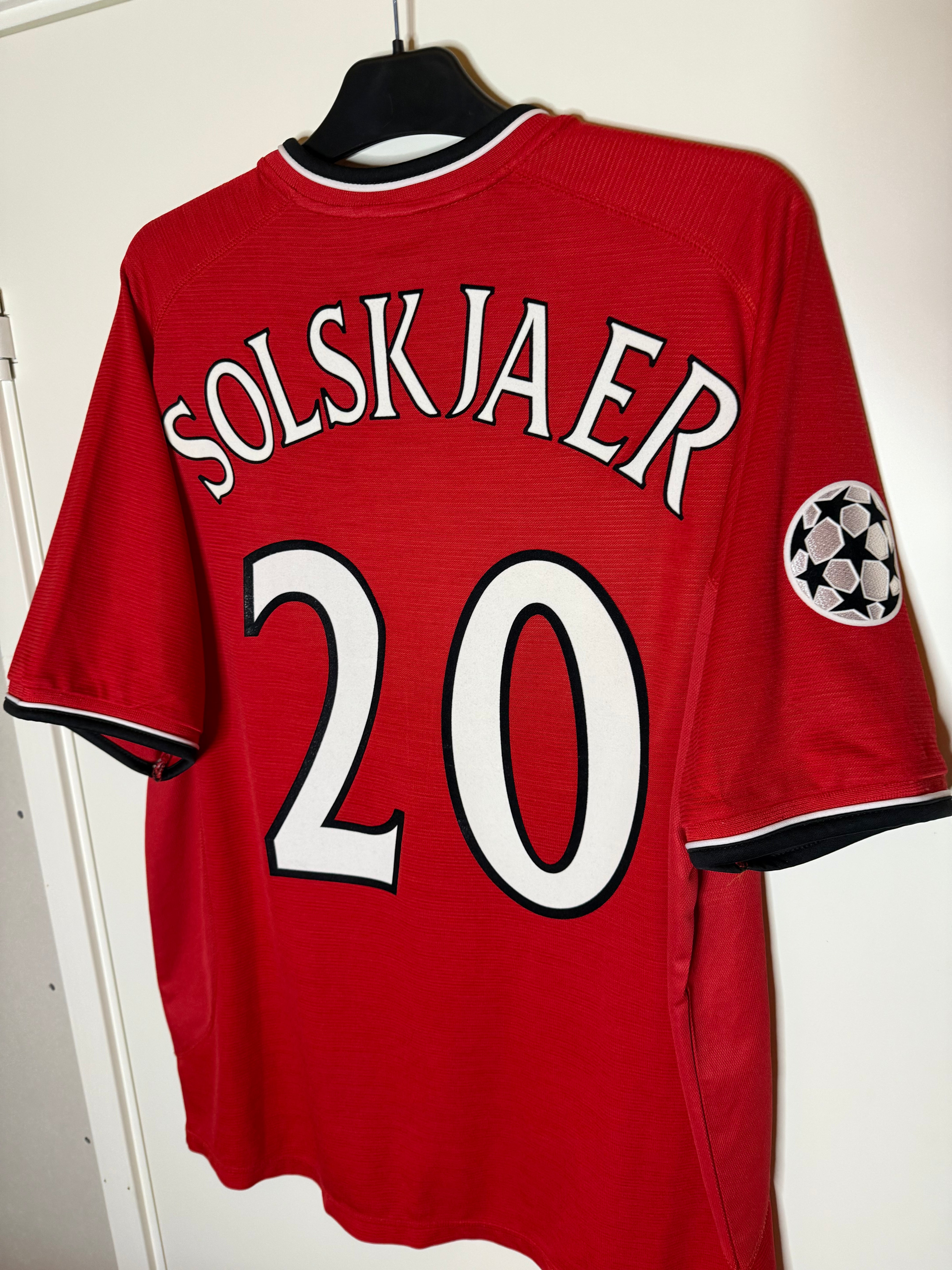 Manchester United 2000-02 UCL Hemmatröja Solskjaer #20 XL