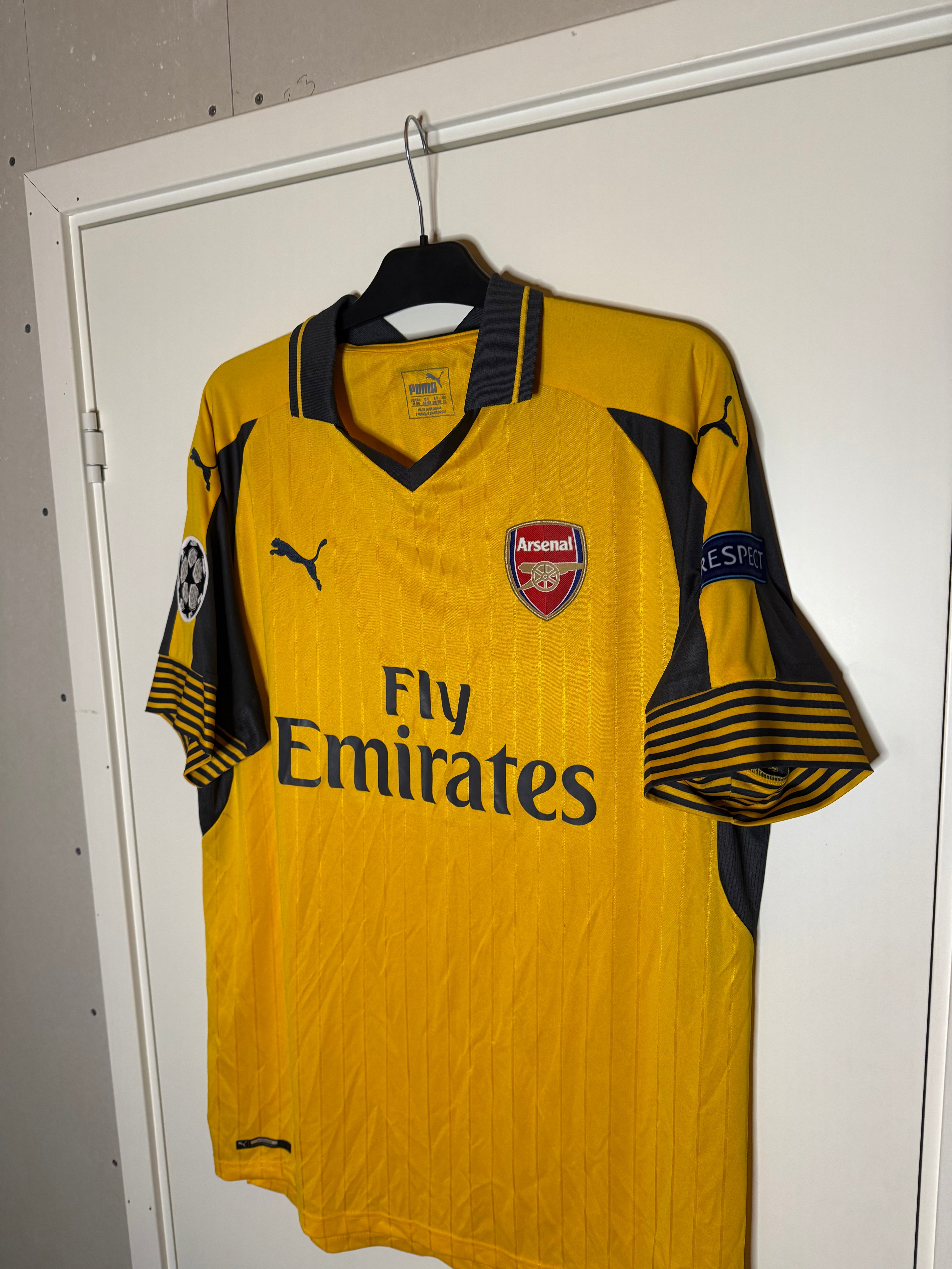 Arsenal 2016-17 BNWT UCL Bortatröja Xhaka #29 XL