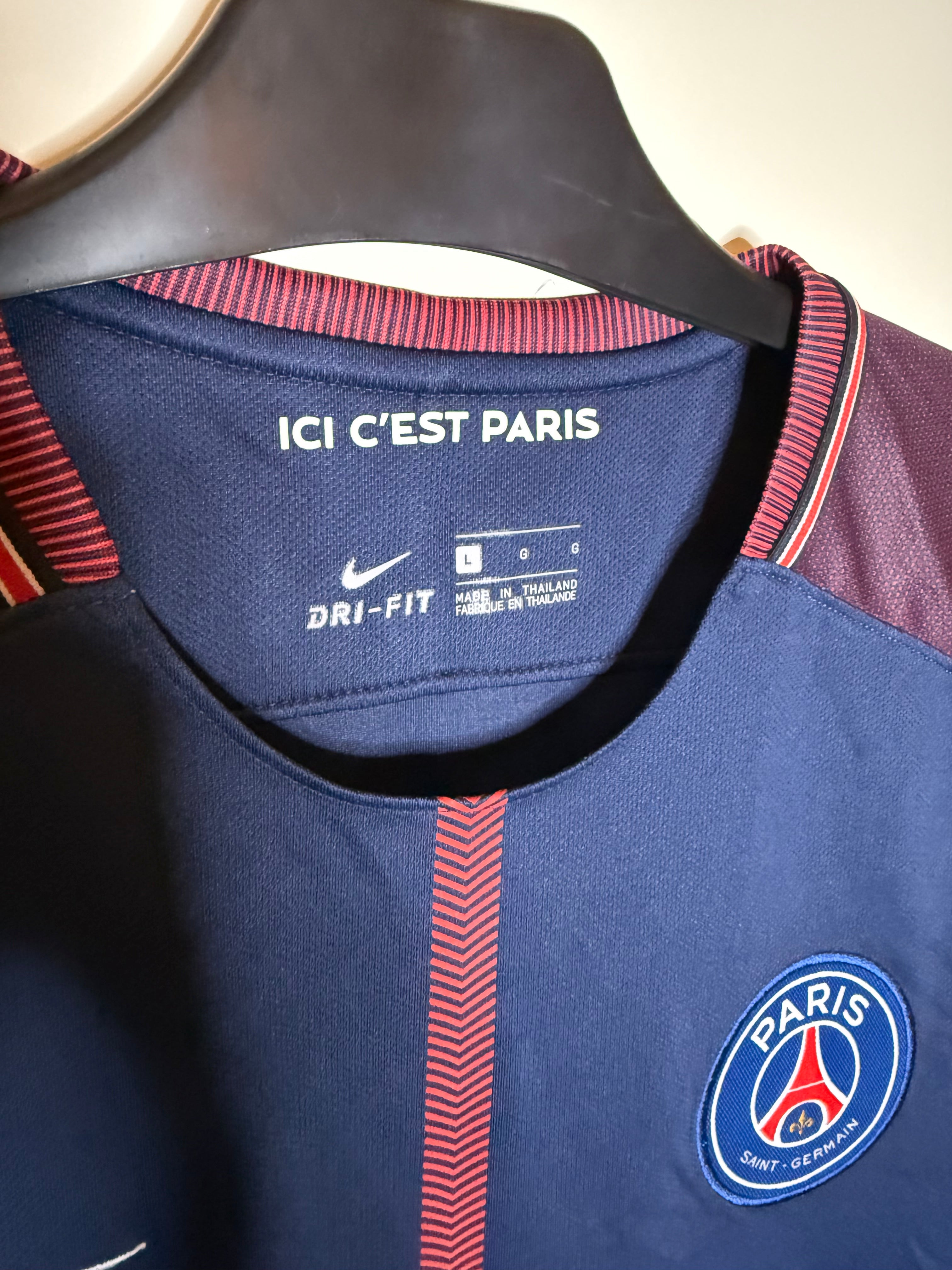 Paris Saint-Germain 2017-18 BNWT Hemmatröja Mbappe #29 Large