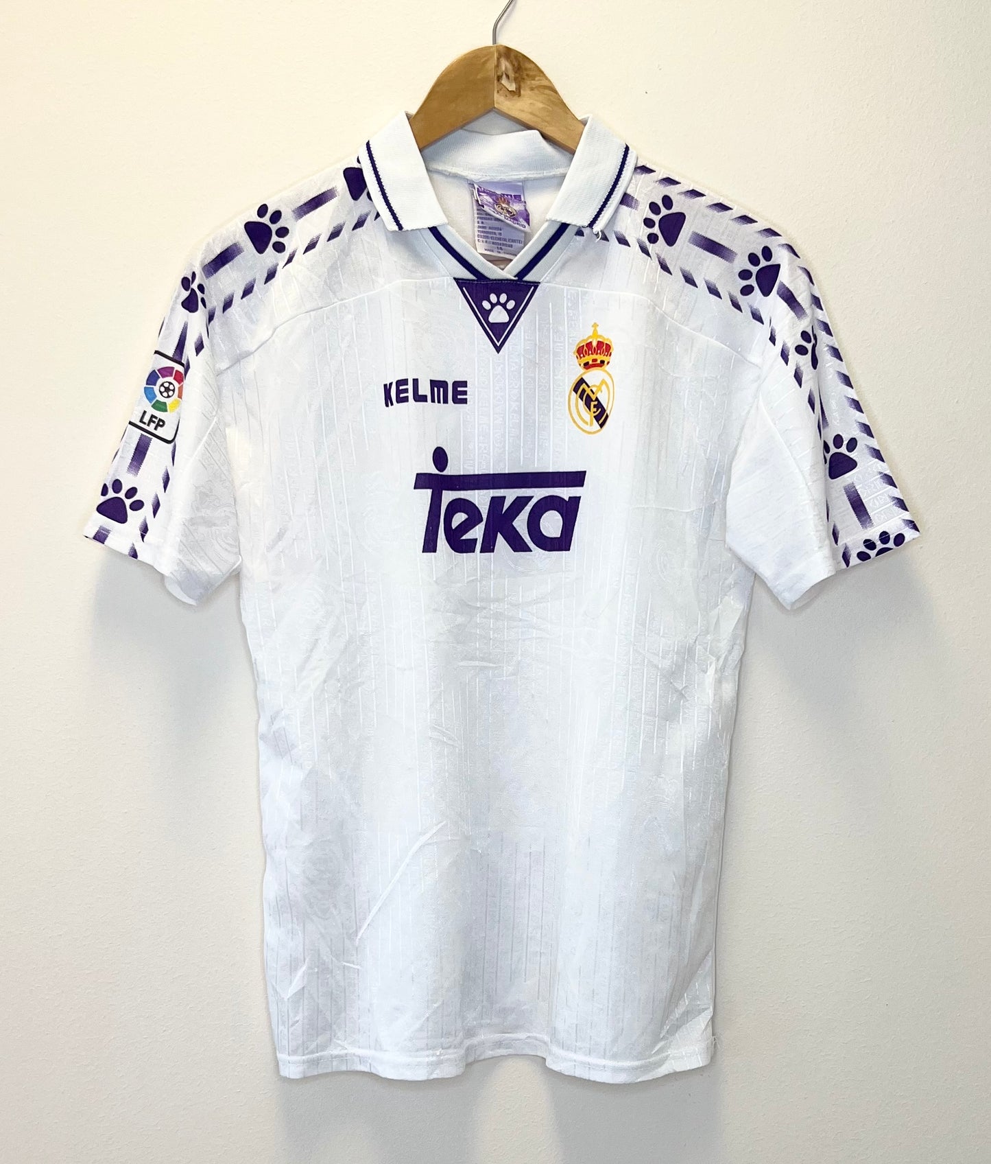 Real Madrid 1996-97 Youth Home Shirt Size 14 year old